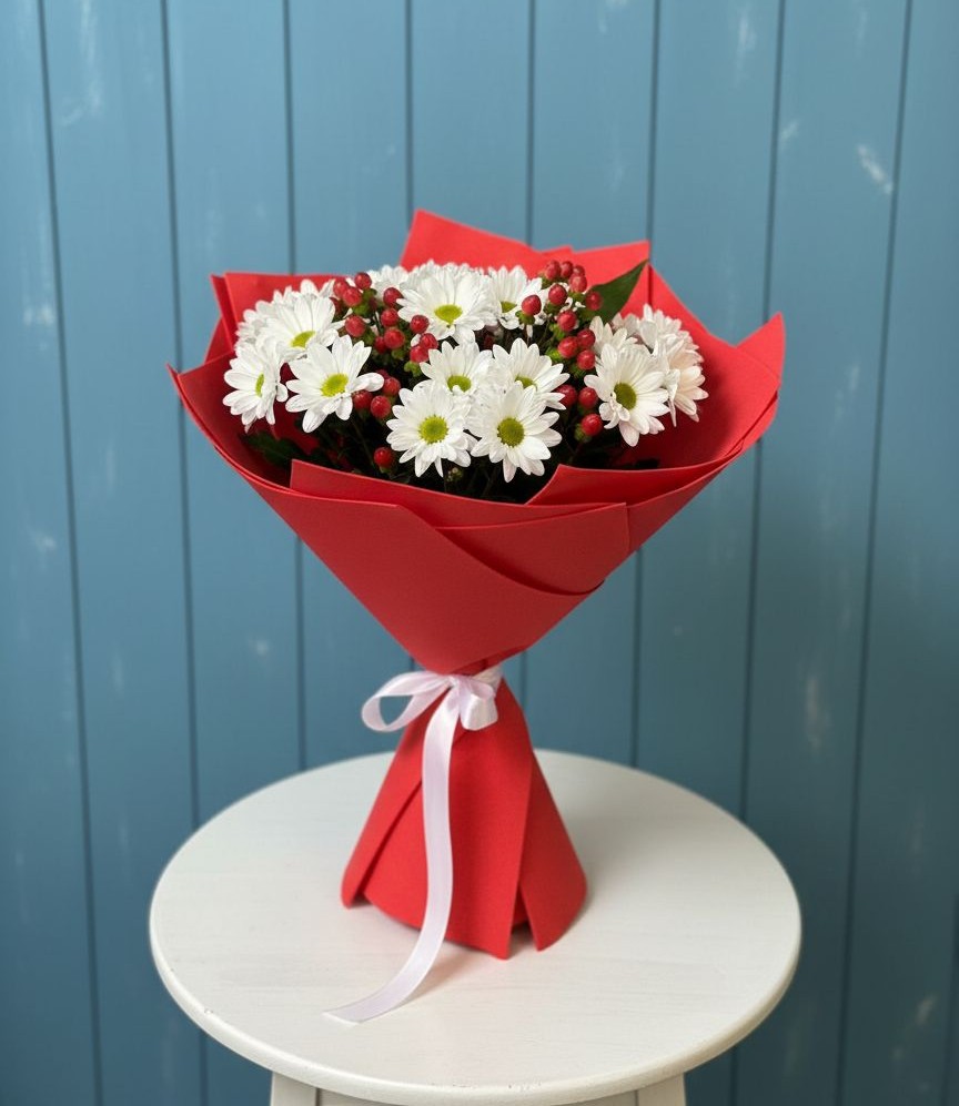 Букет цветов из: Хризантемы в Вырубово