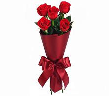 Букет 5 Красных роз Эдлесс Лав в Вырубово