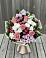 Букет цветов из: Альстромерии, Гвоздики, Розы и Хризантемы в Вырубово