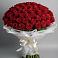 Букет 101 Красная роза Блэк Мэджик в Вырубово
