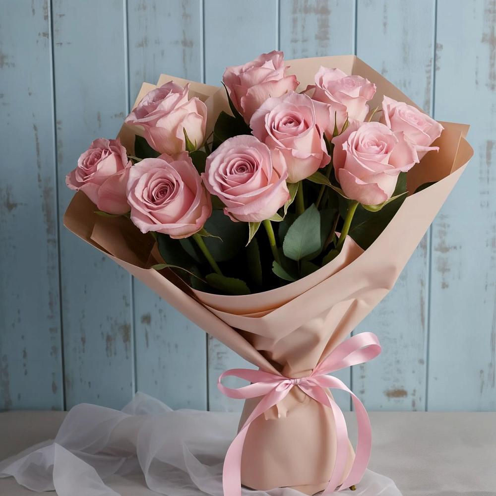 Букет цветов из: Розы в Вырубово