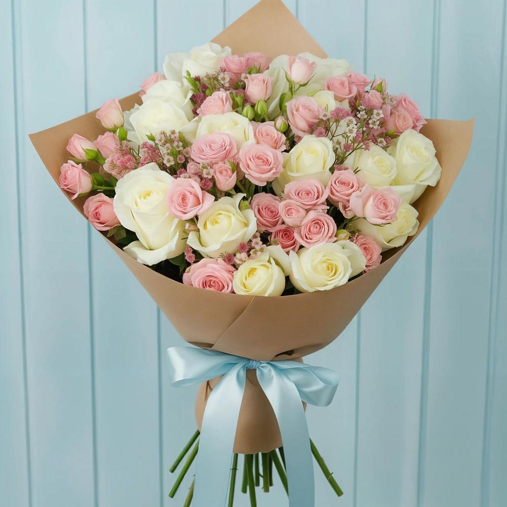 Букет цветов из: Розы в Вырубово