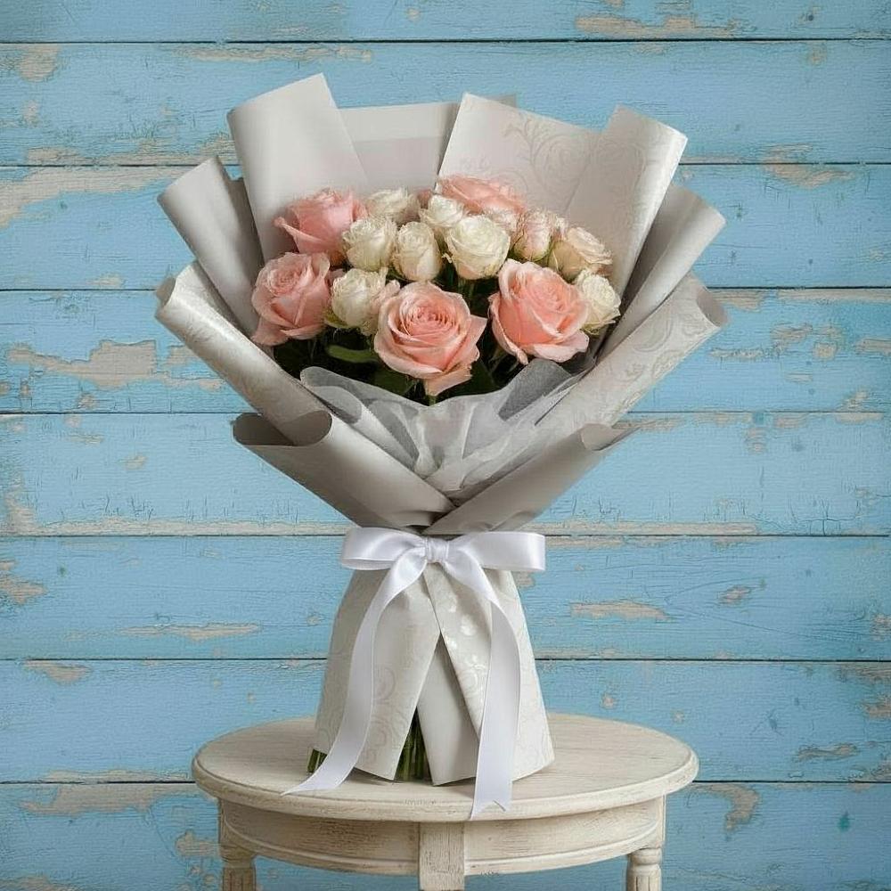 Букет цветов из: Розы в Вырубово