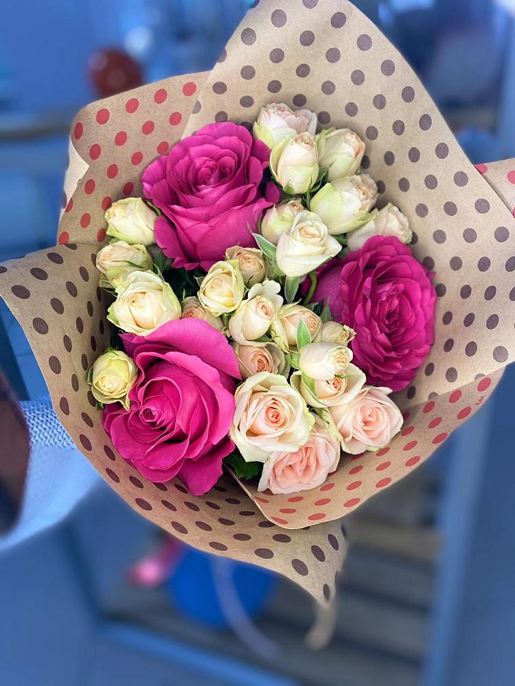 Букет цветов из: Розы в Вырубово