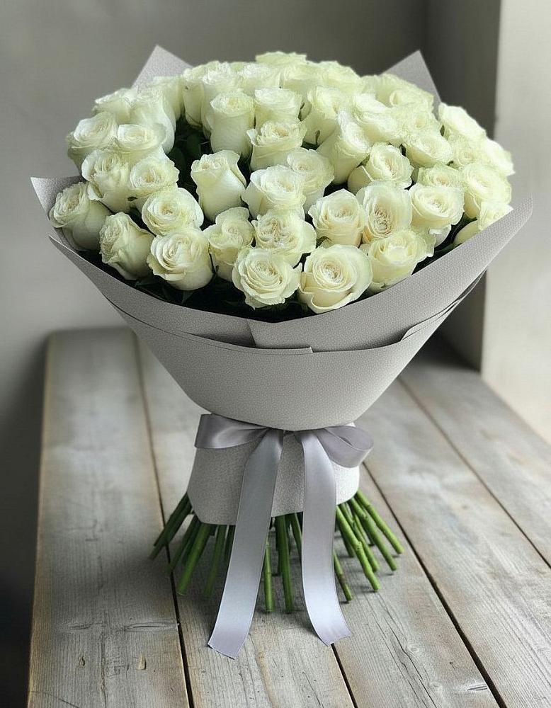 Букет 35 Белых роз в Вырубово