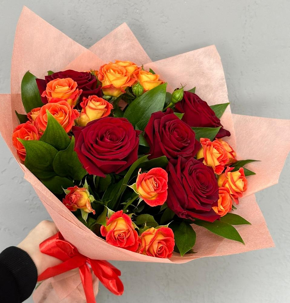 Букет Любовь и восторг в Вырубово