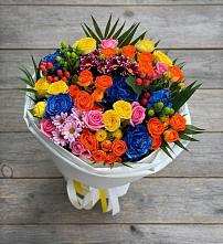 Букет цветов из:  Розы и Хризантемы в Вырубово
