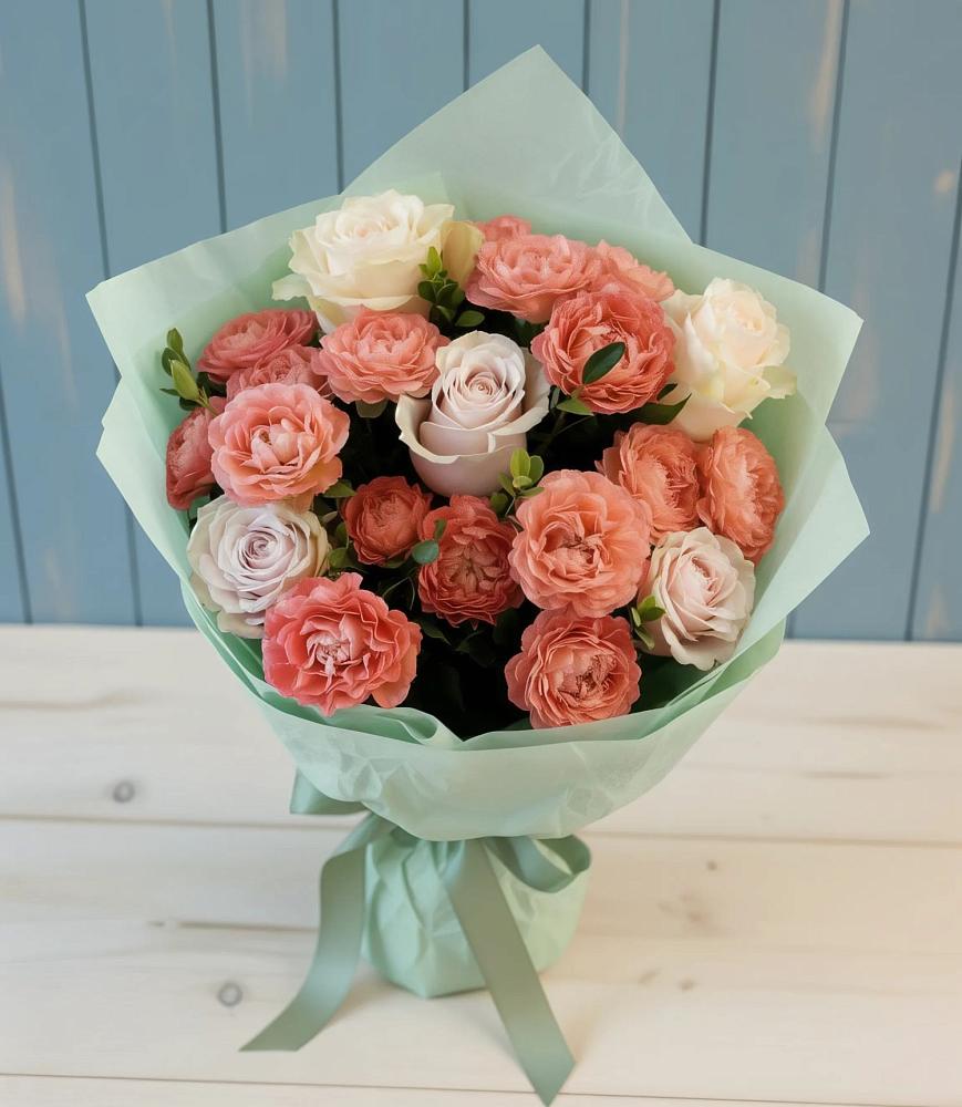 Букет цветов из: Розы в Вырубово