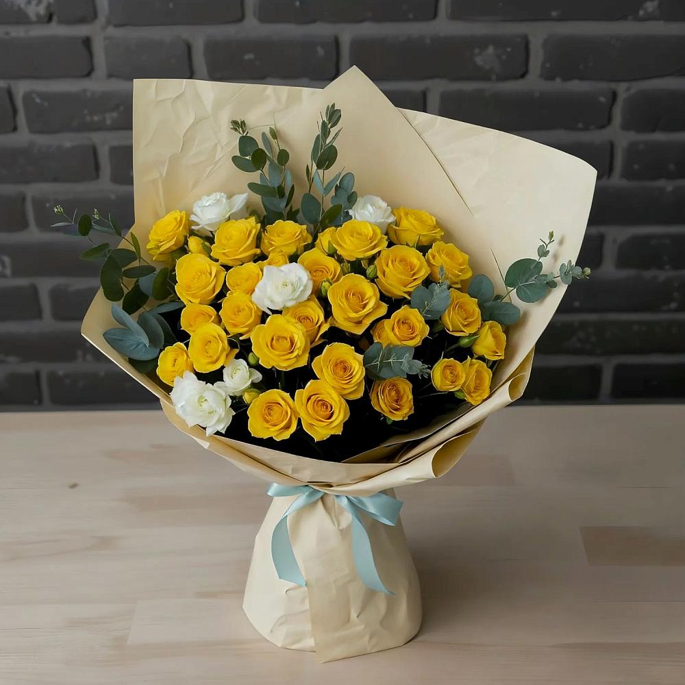 Букет цветов из: Розы в Вырубово