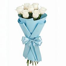 Букет 7 белых роз Проуд #REPLACE_PRED# Вырубово