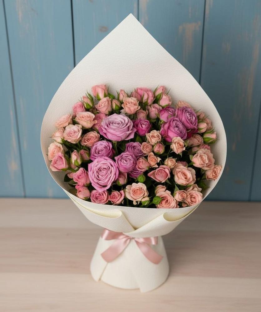 Букет цветов из: Розы в Вырубово