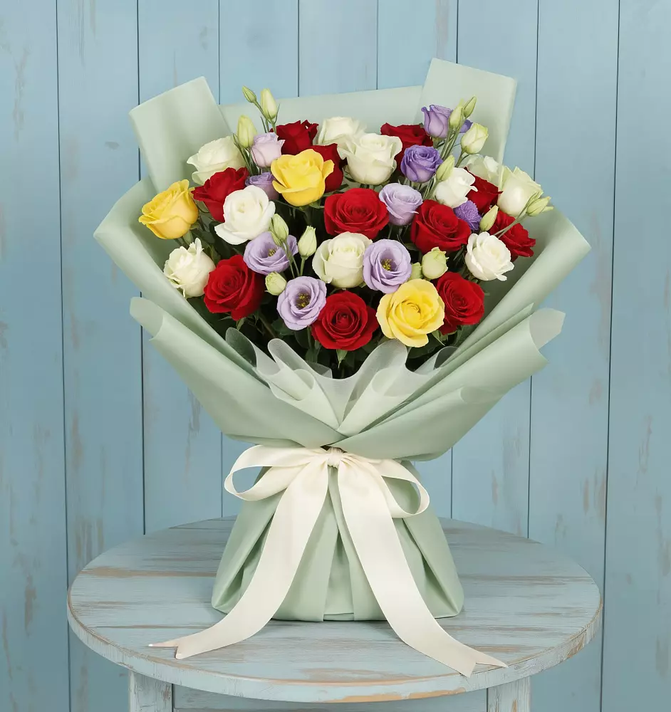 Букет цветов из: Розы в Вырубово